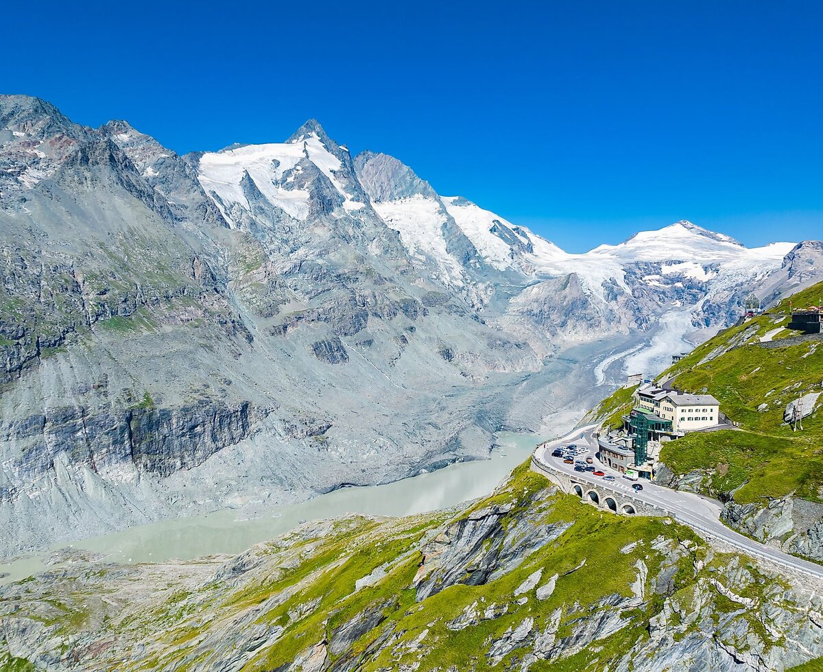 Großglockner Hochalpenstraße mit Blick auf den Großglockner | © Michael Stabentheiner/ Kärnten Werbung