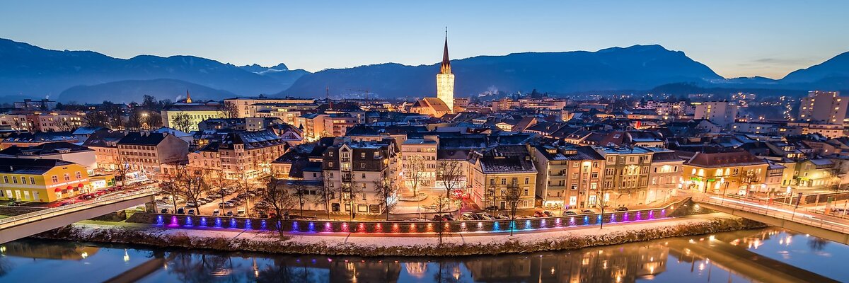 Villach bei Nacht im Advent | © Michael Stabentheiner/ Kärnten Werbung