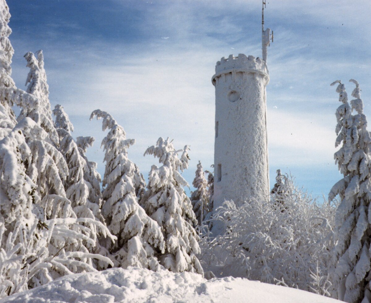 Verschneite Sternsteinwarte bei Bad Leonfelden, Mühlviertel | © Kurverband Bad Leonfelden