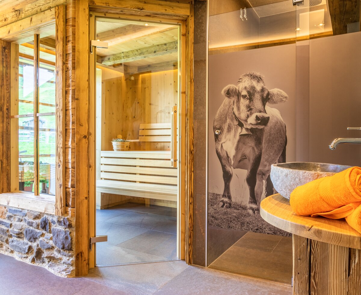 Saunabereich auf der Ederhütte in Maria Alm, Salzburger Land | © Urlaub am Bauernhof Salzburger Land / Bernd Suppan Saunabereich auf der Ederhütte in Maria Alm, Salzburger Land | © Urlaub am Bauernhof Salzburger Land / Bernd Suppan