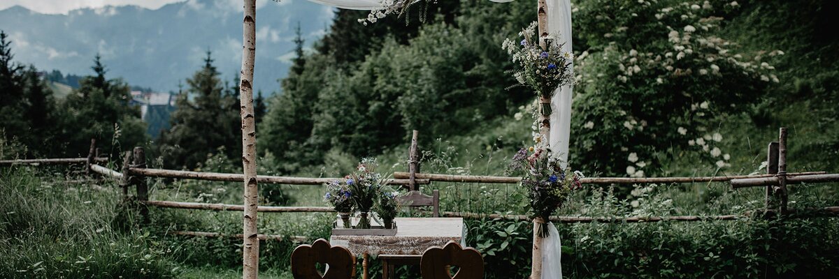 Heiraten auf der Meine kleine Alm, Mühlbach, SalzburgerLand | © Meine kleine Alm, Familie Nussbaumer / Miss Freckles