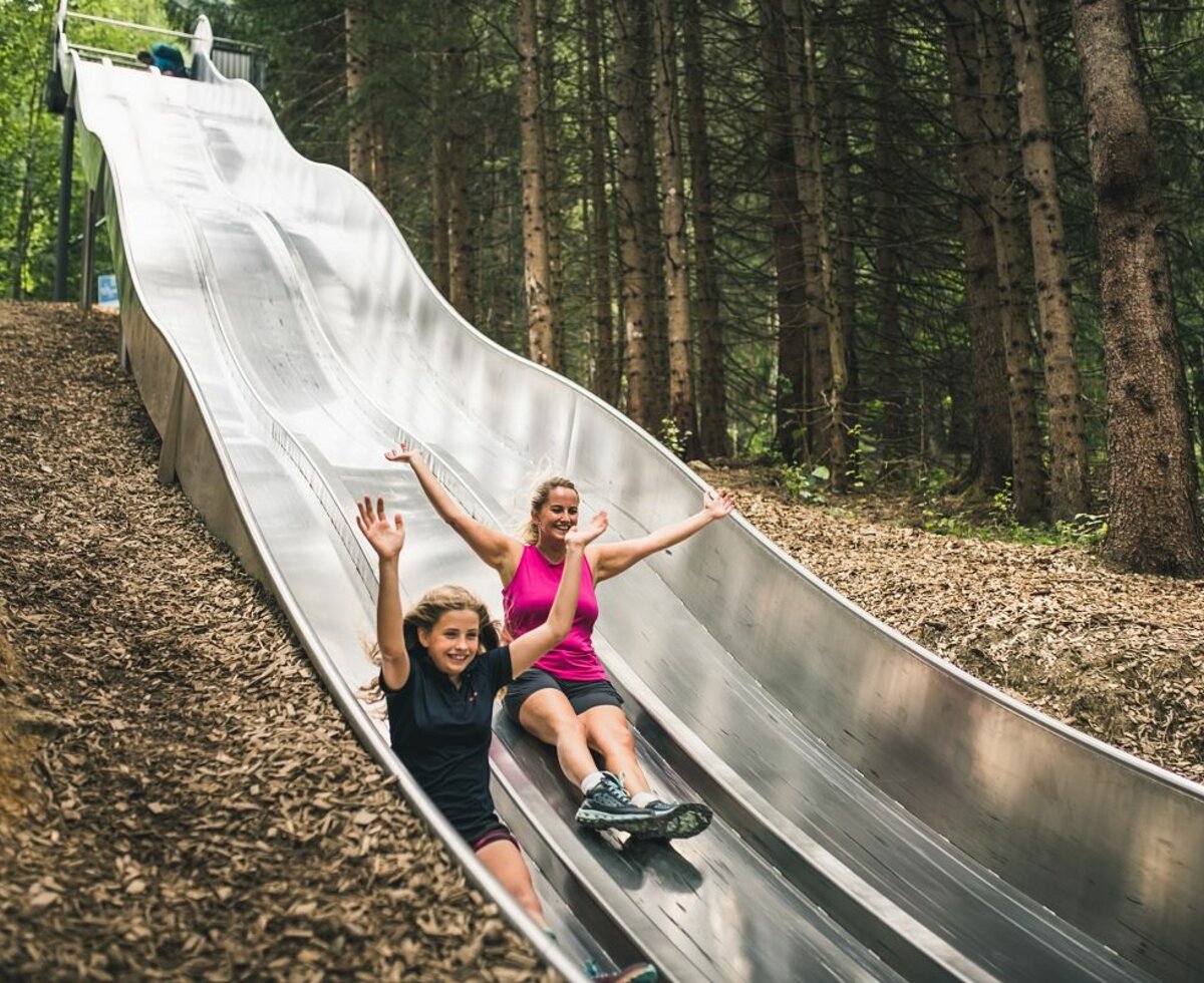 Waldrutschenpark am Prinzenberg Natrun, Maria Alm, Hochkönig, Salzburger Land | © Hochkönig Tourismus GmbH Waldrutschenpark am Prinzenberg Natrun, Maria Alm, Hochkönig, Salzburger Land | © Hochkönig Tourismus GmbH