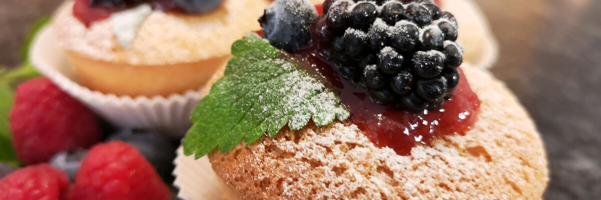 Muffins mit frischen Beeren, Steiermark | © Kleinhofers Himbeernest / Andrea Schmidhofer
