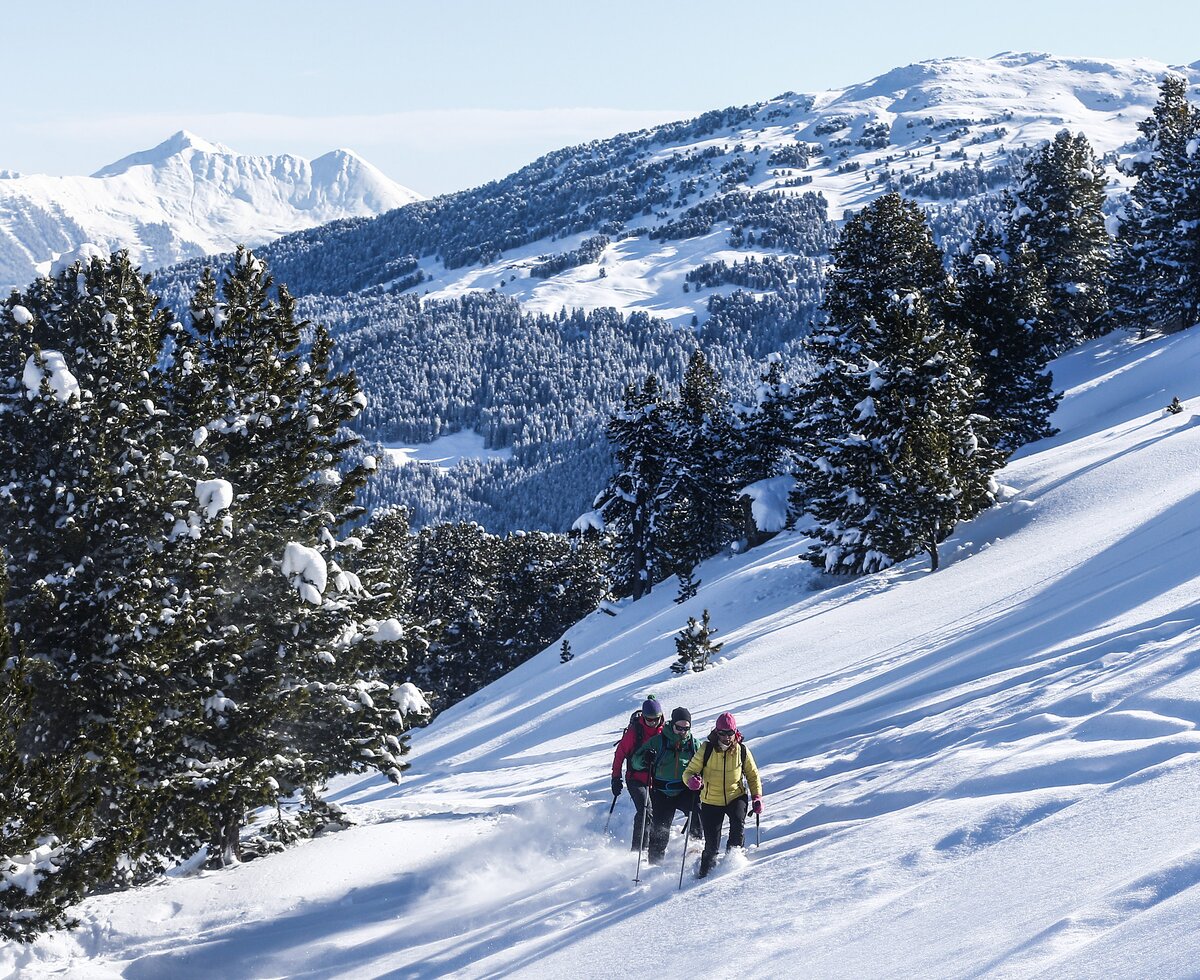 Schneeschuhwandern am Glungezer | © Urlaub am Bauernhof - hall-wattens.at