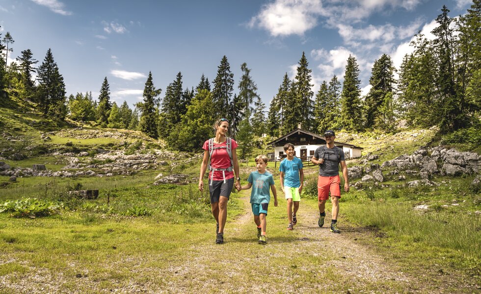 Wandern mit der Familie - Steinplatte | ©  Klaus Listl