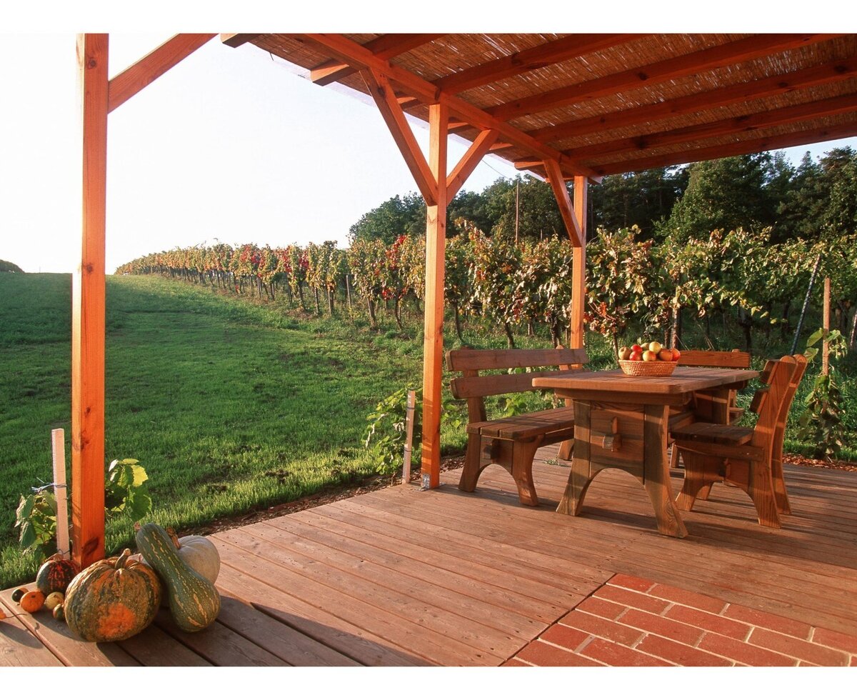 Sheltered terrace