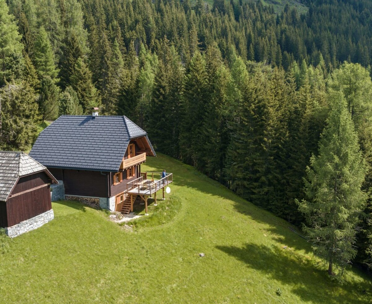 our chalet with carport