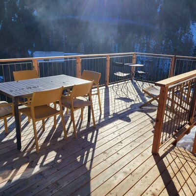 the sun terrace