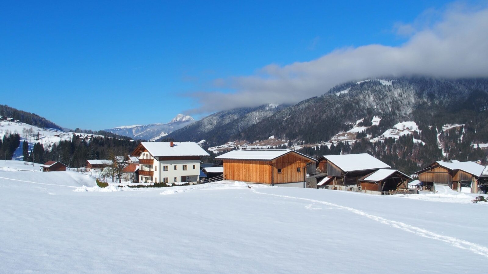 bauernhof ober in the snow