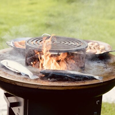 grillstation in the privat garden