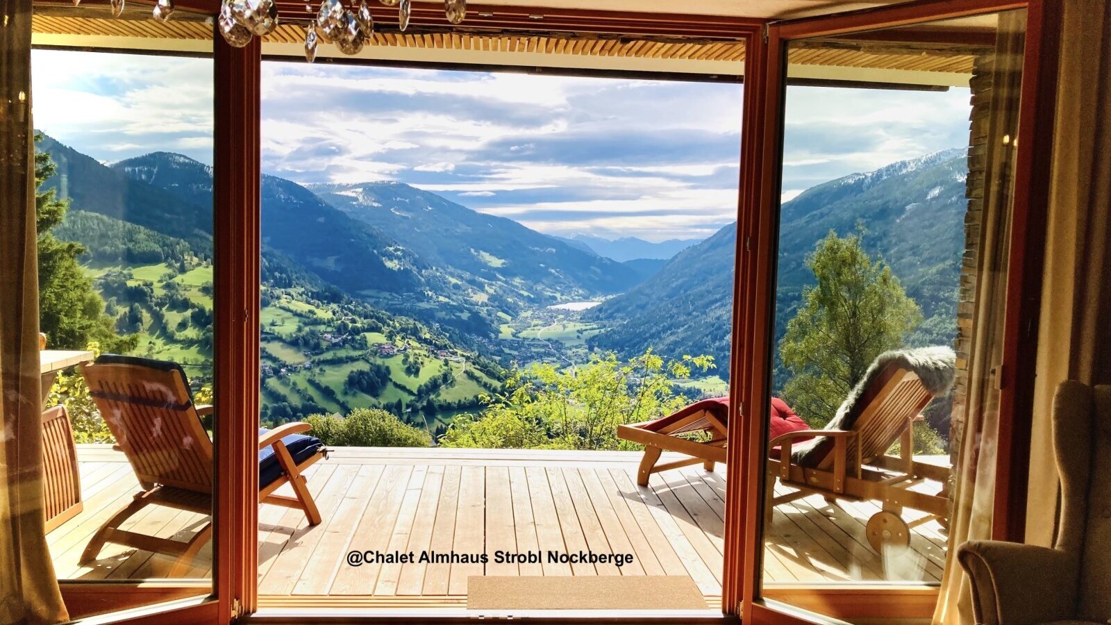Bedroom Panorama@Chalet Almhaus Strobl Nockberge