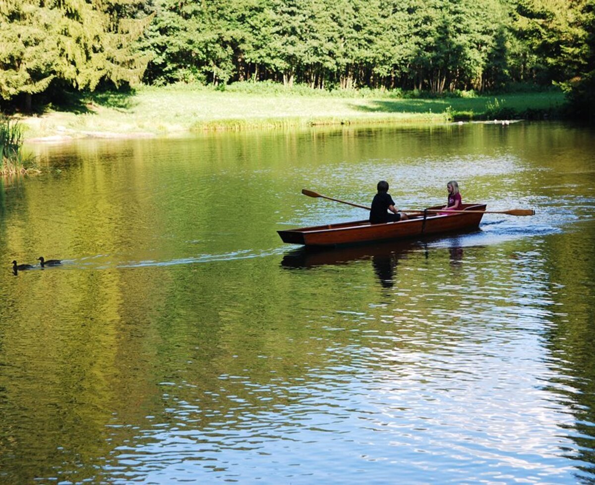 Rowing boat at Klieberteich