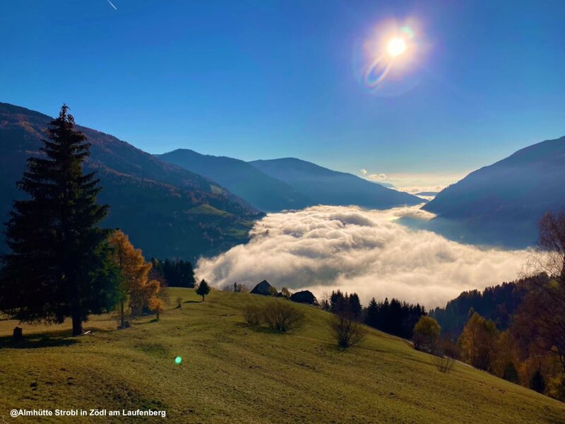 Above the clouds@Almhütte Troadkasten Strobl
