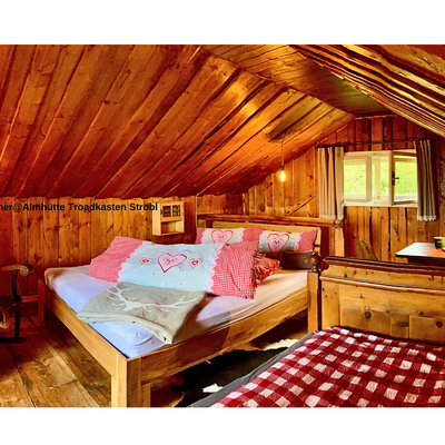 Bedroom@Panorama Almhütte Nockberge
