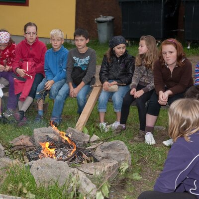 Camp fire area