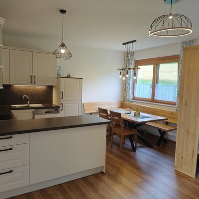 Kitchen and dining area
