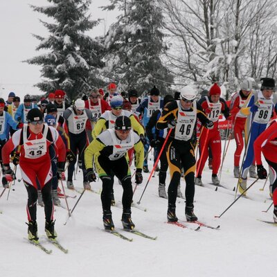 Cross-country skiing events in the town