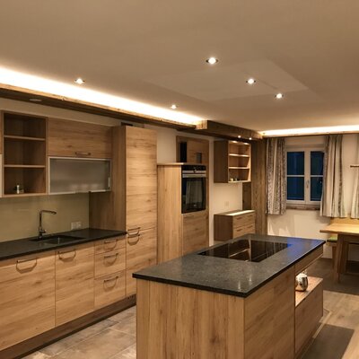 Kitchen with island