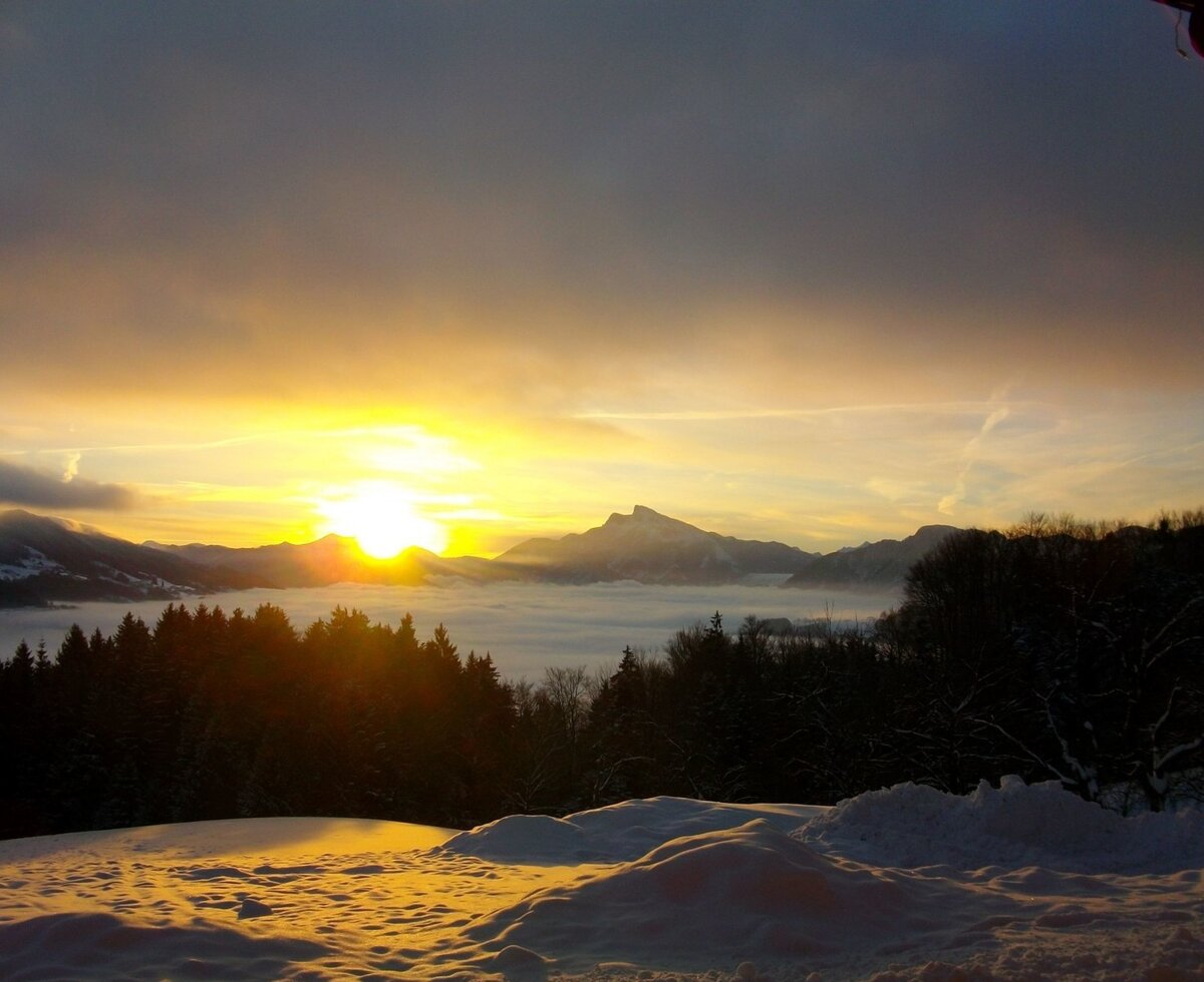 Sunrise with sun