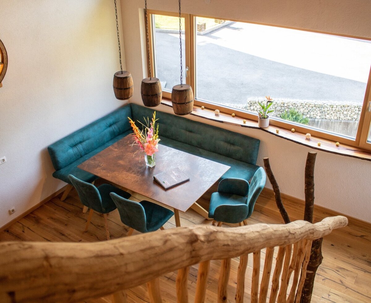 Cozy dining nook in the apartment "Almheu"