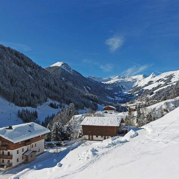 The Farm House is situated in a snow-covered mountain valley, offering views of the panorama and direct access to ski tracks. The Farm House is situated in a snow-covered mountain valley, offering views of the panorama and direct access to ski tracks.