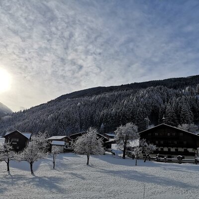 Salzburg-Gastein-Bio-Bauernhof-Schweizerhof-Haus-Winter