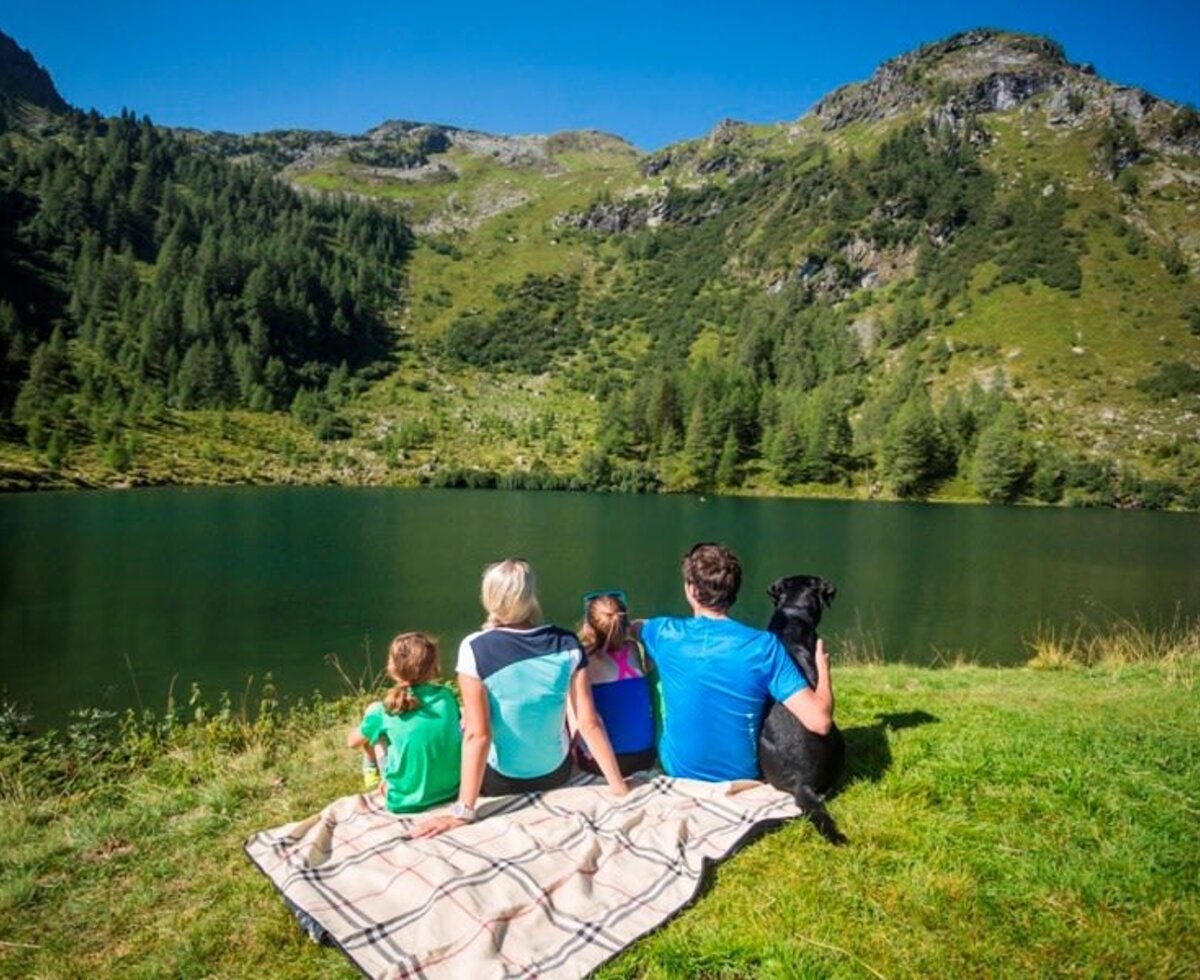 Guests at the Farm House can enjoy the mountain lake and the beautiful views of the Alps of our region.