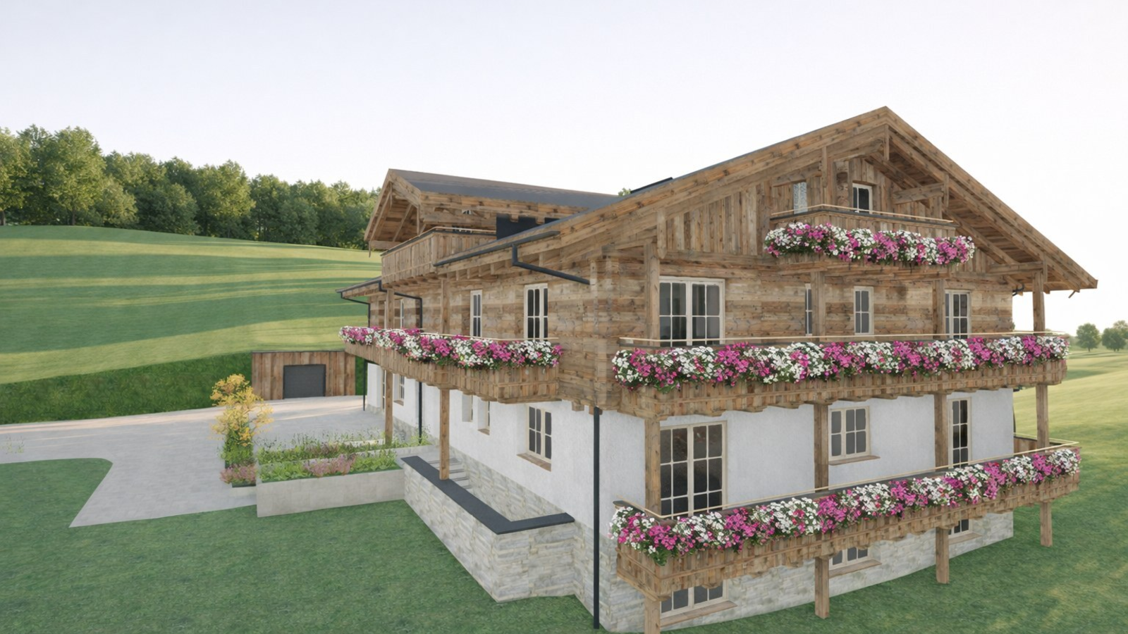 Exterior view of the Chalet Bascht