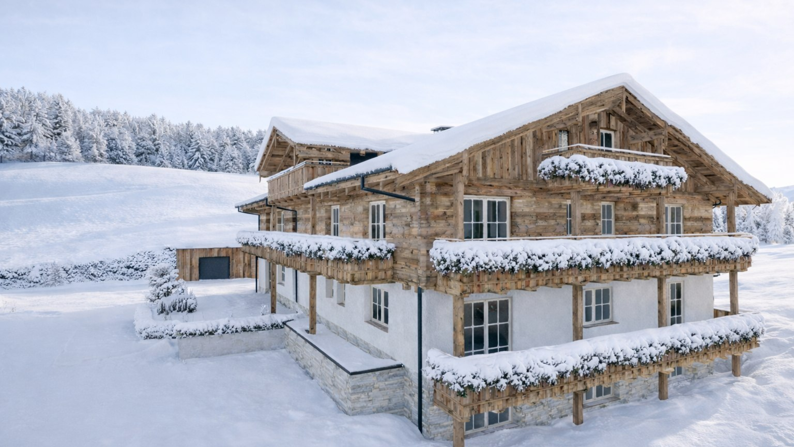 Exterior view of the Chalet Bascht