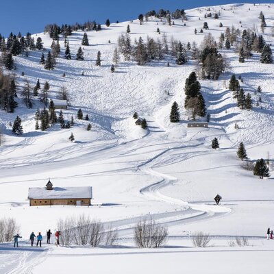 Josefshütte in winter garb