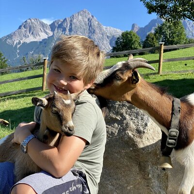 Our goatherd Simon...