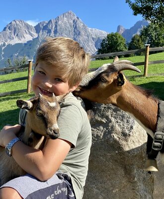 Our goatherd Simon...