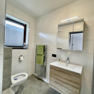 Bathroom valley view