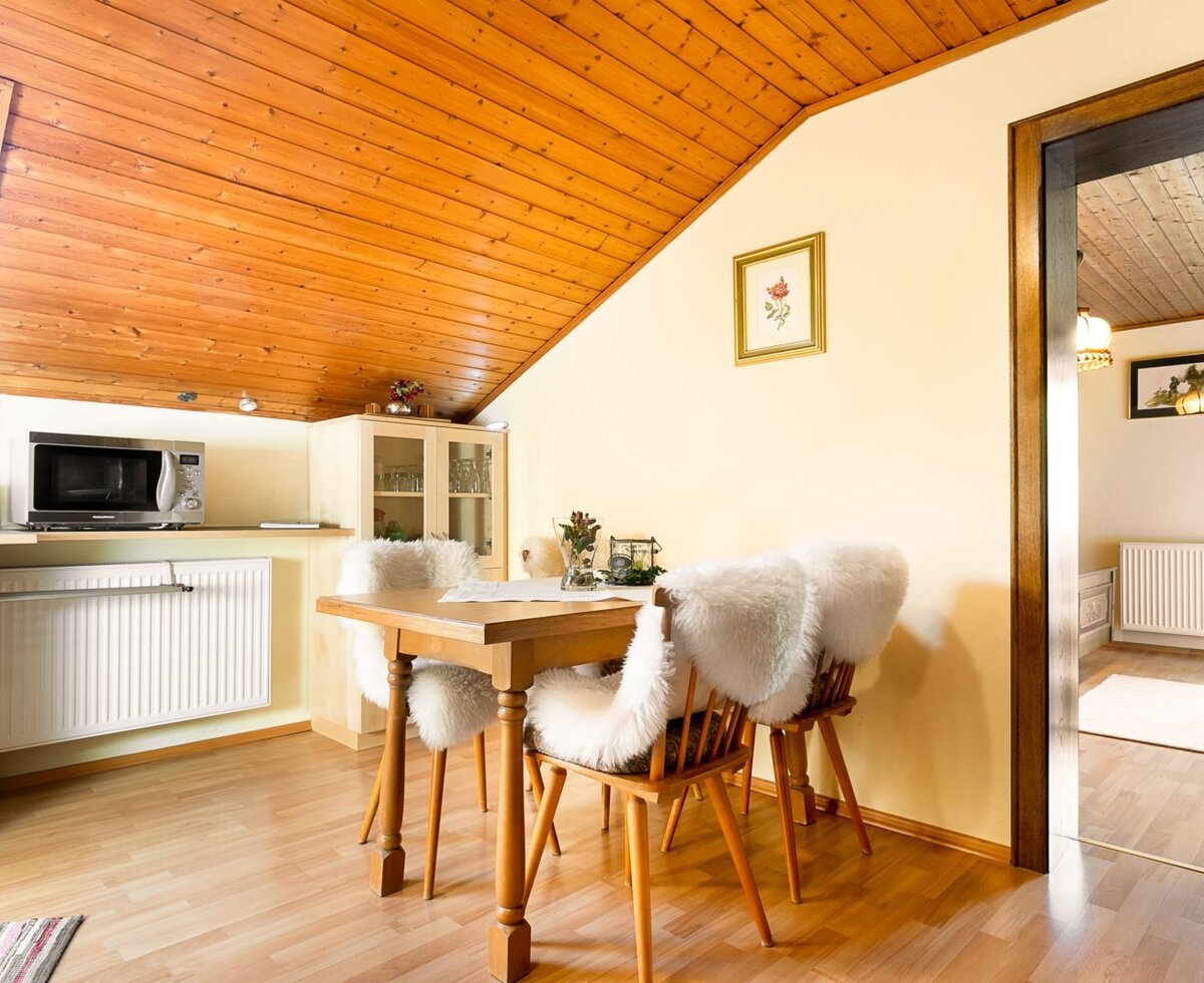 Seating area in the kitchen