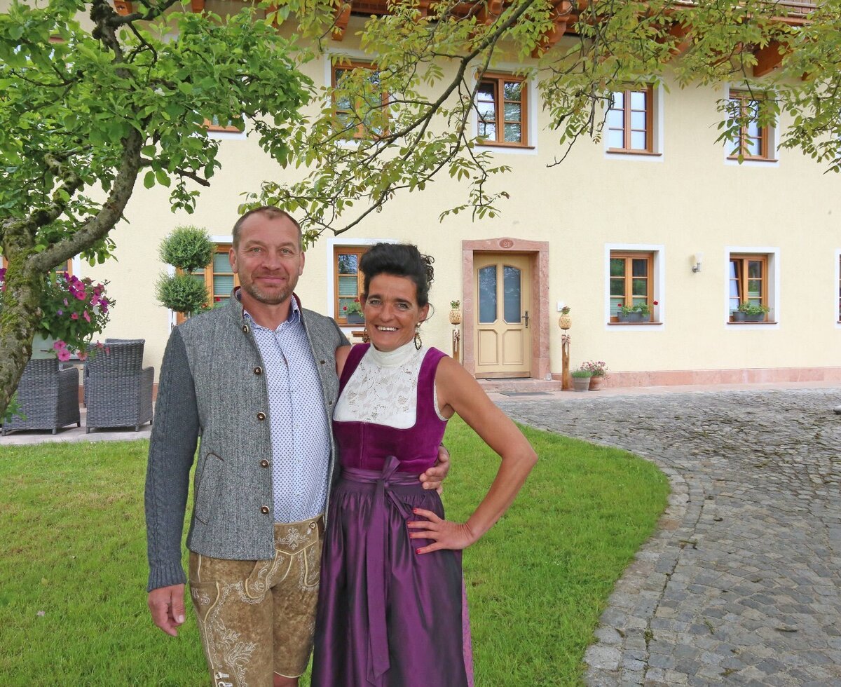 The hosts of the farm.