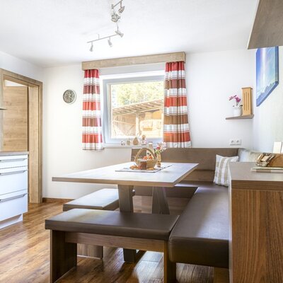 Dining table in the kitchen