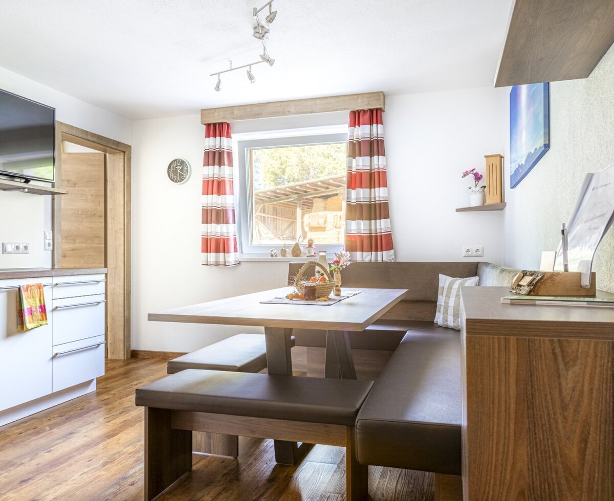 Dining table in the kitchen