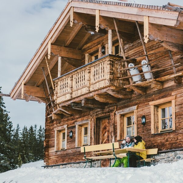 The Seig-Hochalm is enthroned at the summit of the Bernkogel in Saalbach