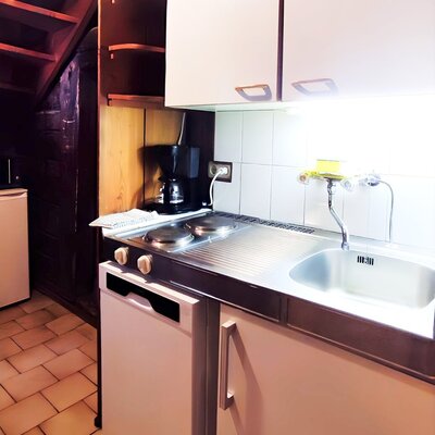 Almhütte Auszeit kitchenette