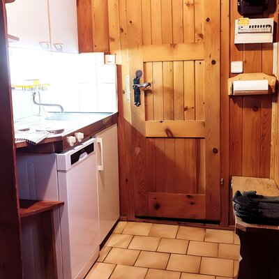 Almhütte Auszeit kitchenette