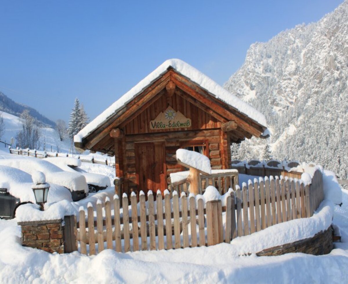 Cabin in winter