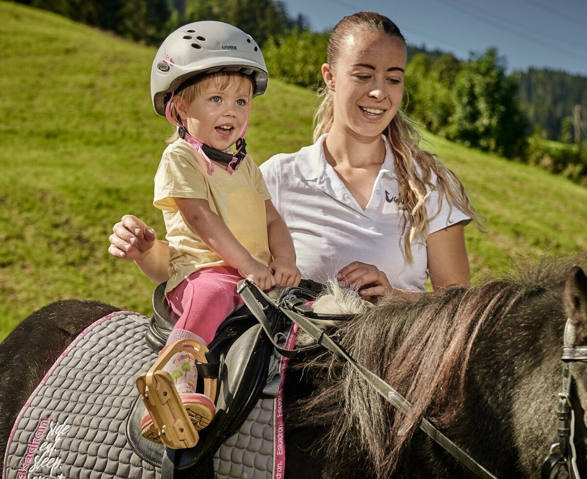 Riding at the Bruckreiterhof