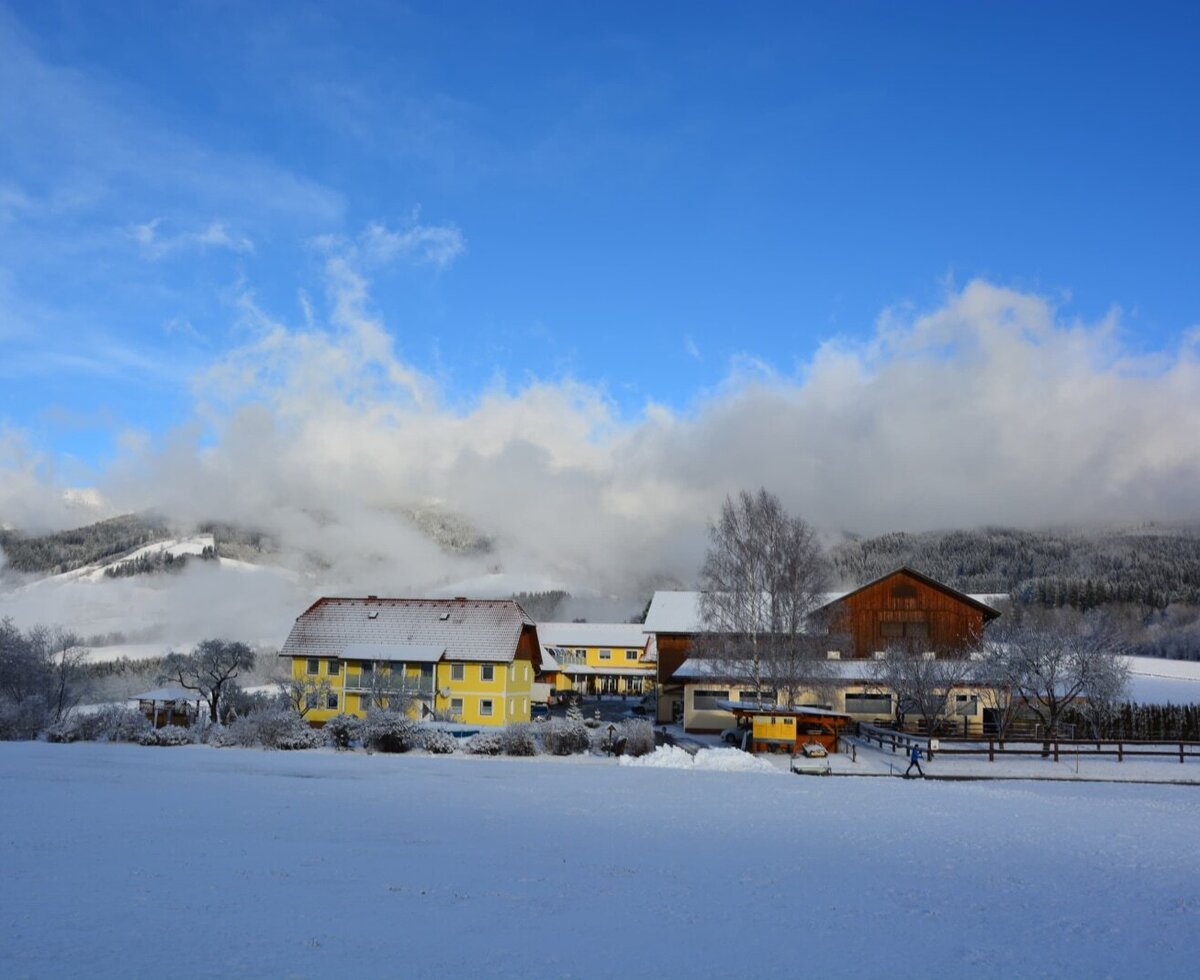 Hacknerhof in winter