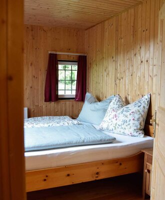 Bedroom Jölli view with double bed