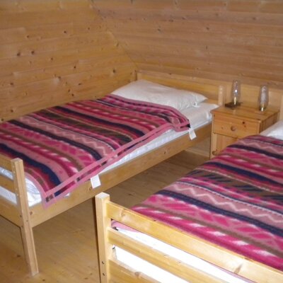 Room with separate beds