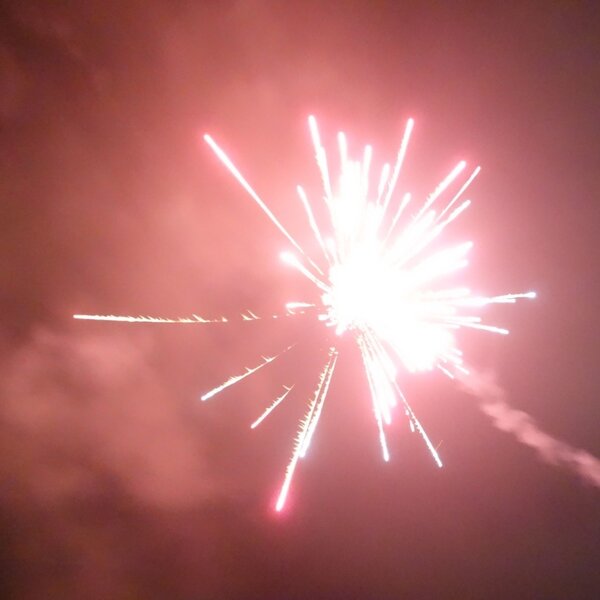 A vibrant fireworks display illuminating the night sky. A vibrant fireworks display illuminating the night sky.
