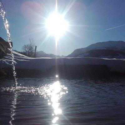 Idyllic vacation in the alpine hut