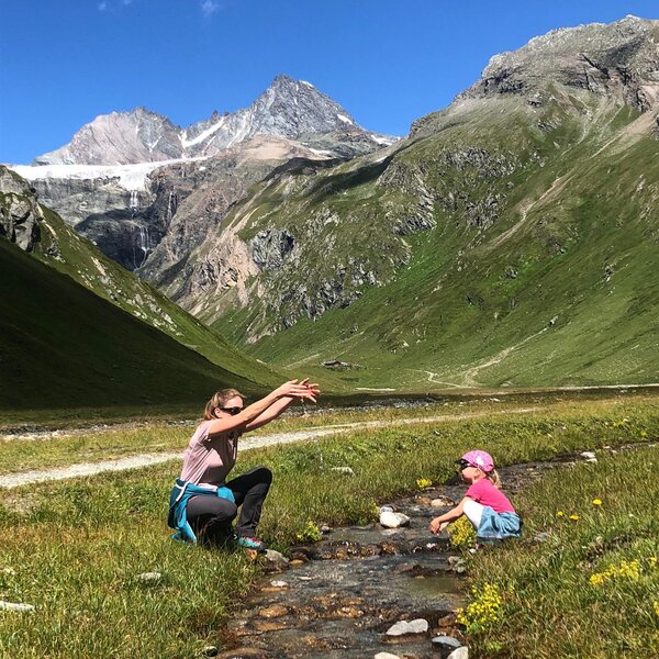 Hike at the foot of the Grossglockner