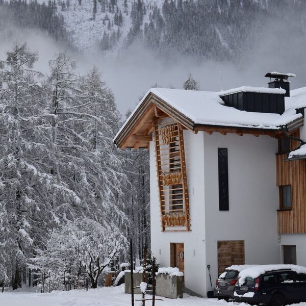 Entrance in winter