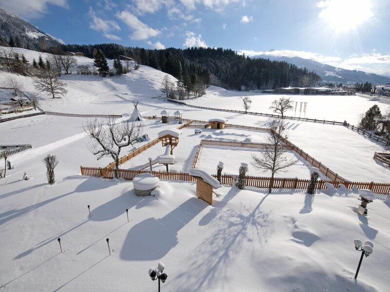 Outdoor area in winter